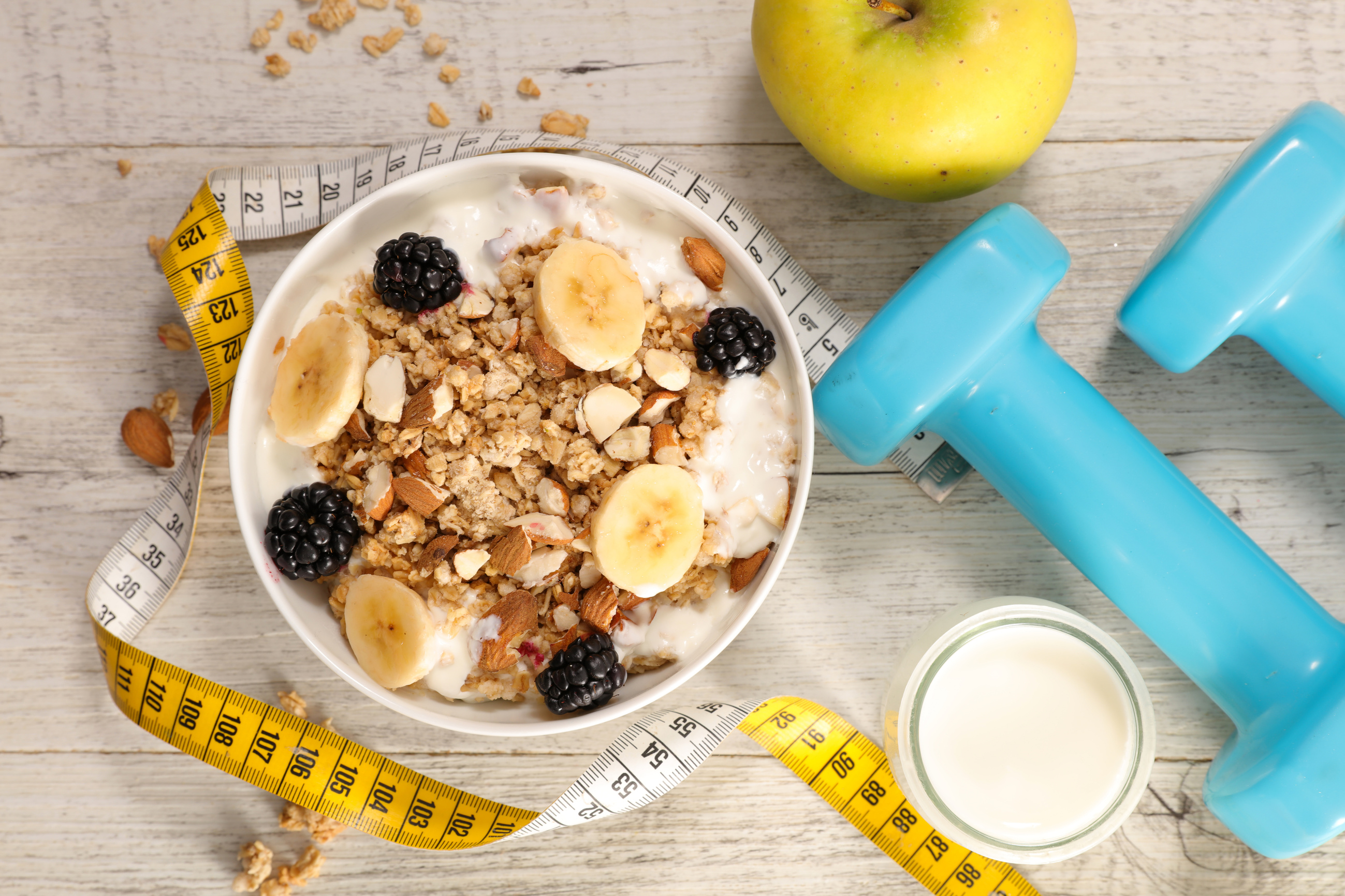 fitness breakfast concept
